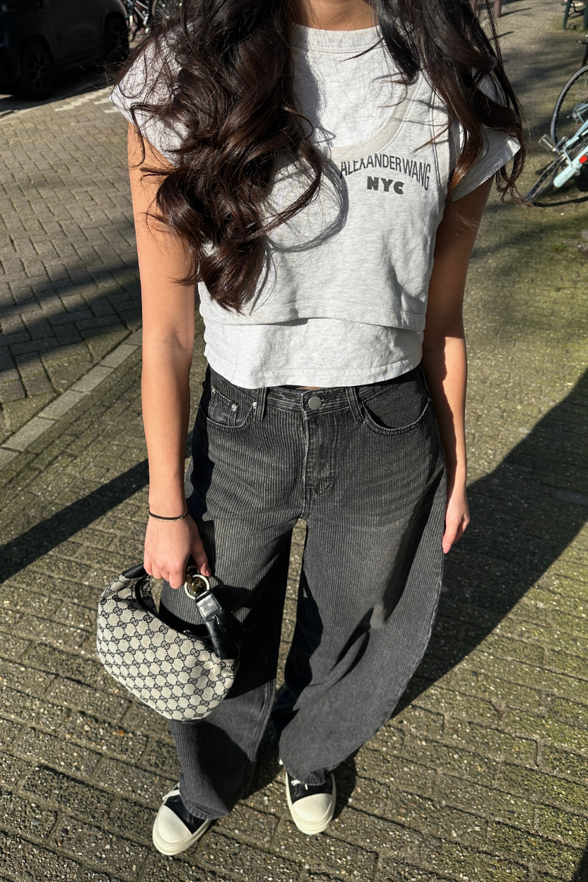 CORDUROY BALLOON BARREL PANTS