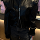 STRUCTURED LEATHER JACKET