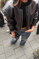 STRUCTURED LEATHER JACKET