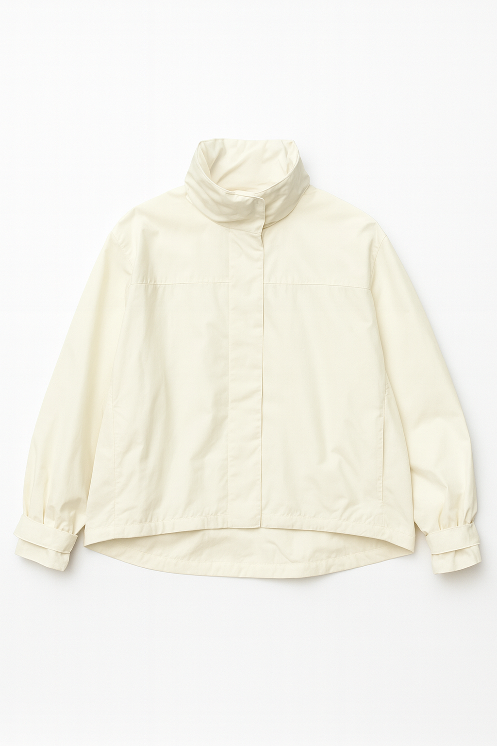 MODERN HIGH-COLLAR BOXY WINDBREAKER