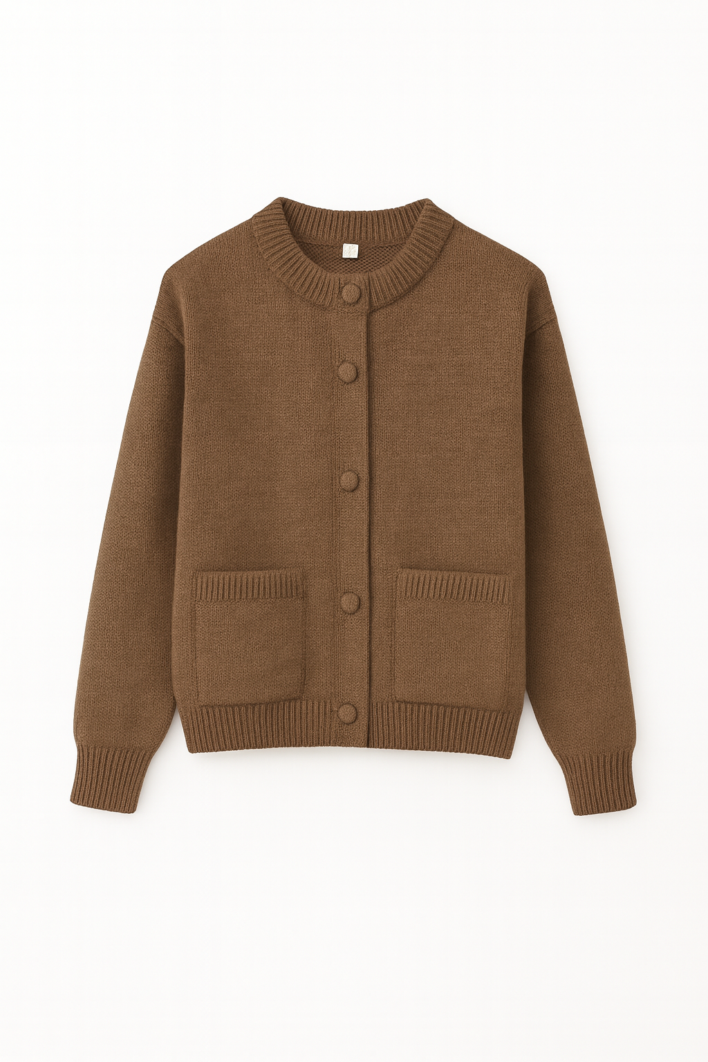 BUTTONED KNIT CARDIGAN