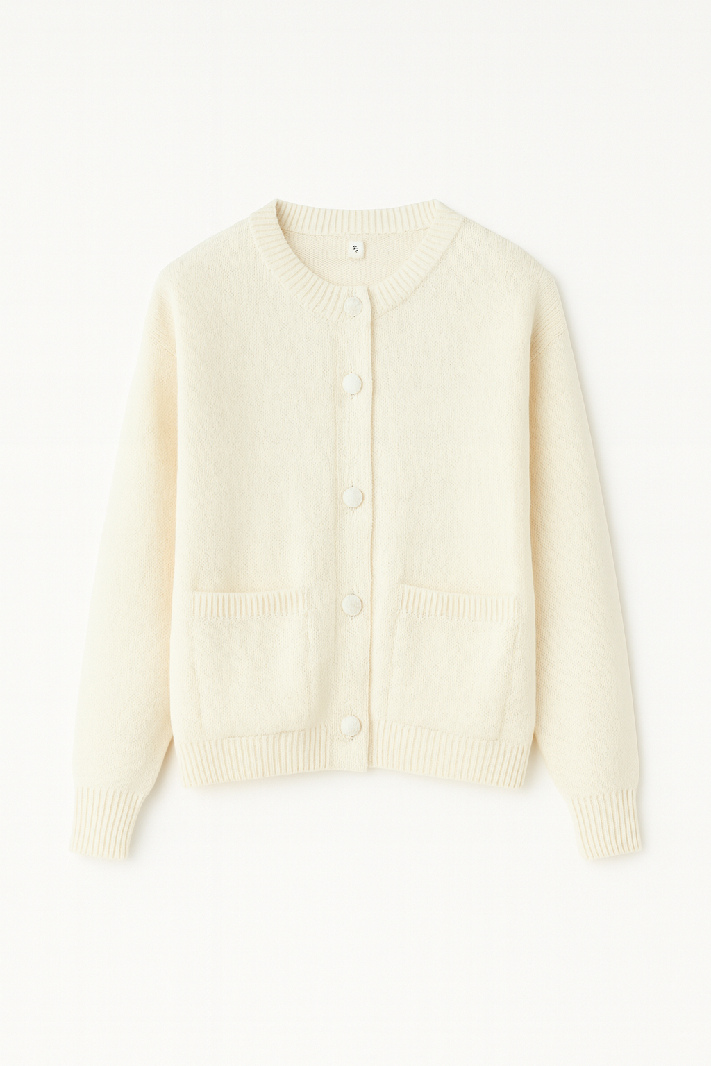 BUTTONED KNIT CARDIGAN