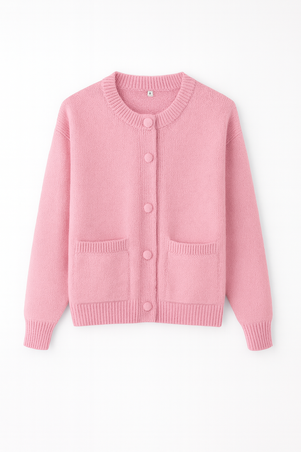 BUTTONED KNIT CARDIGAN