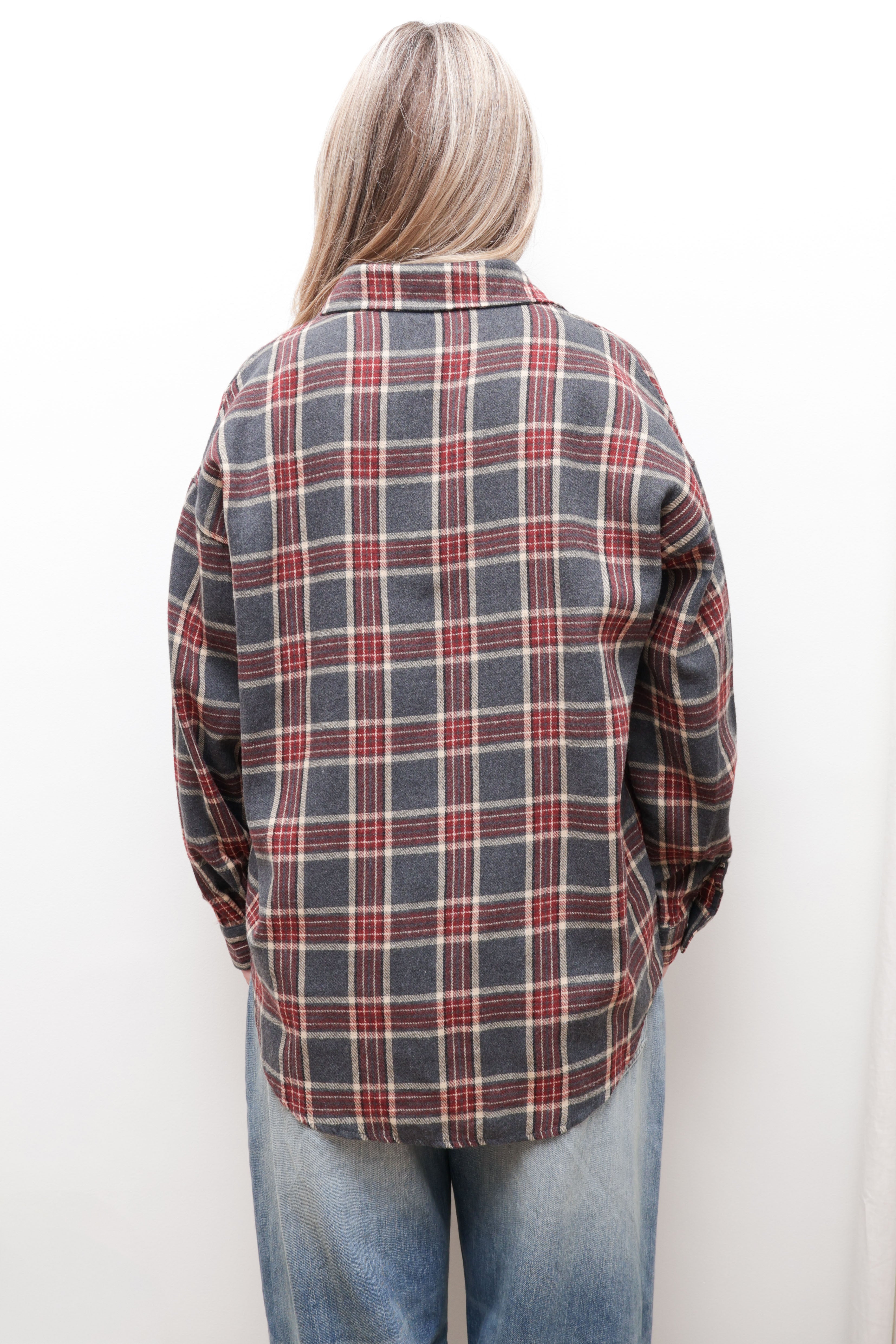 OVERSIZED CHECKED SHIRT