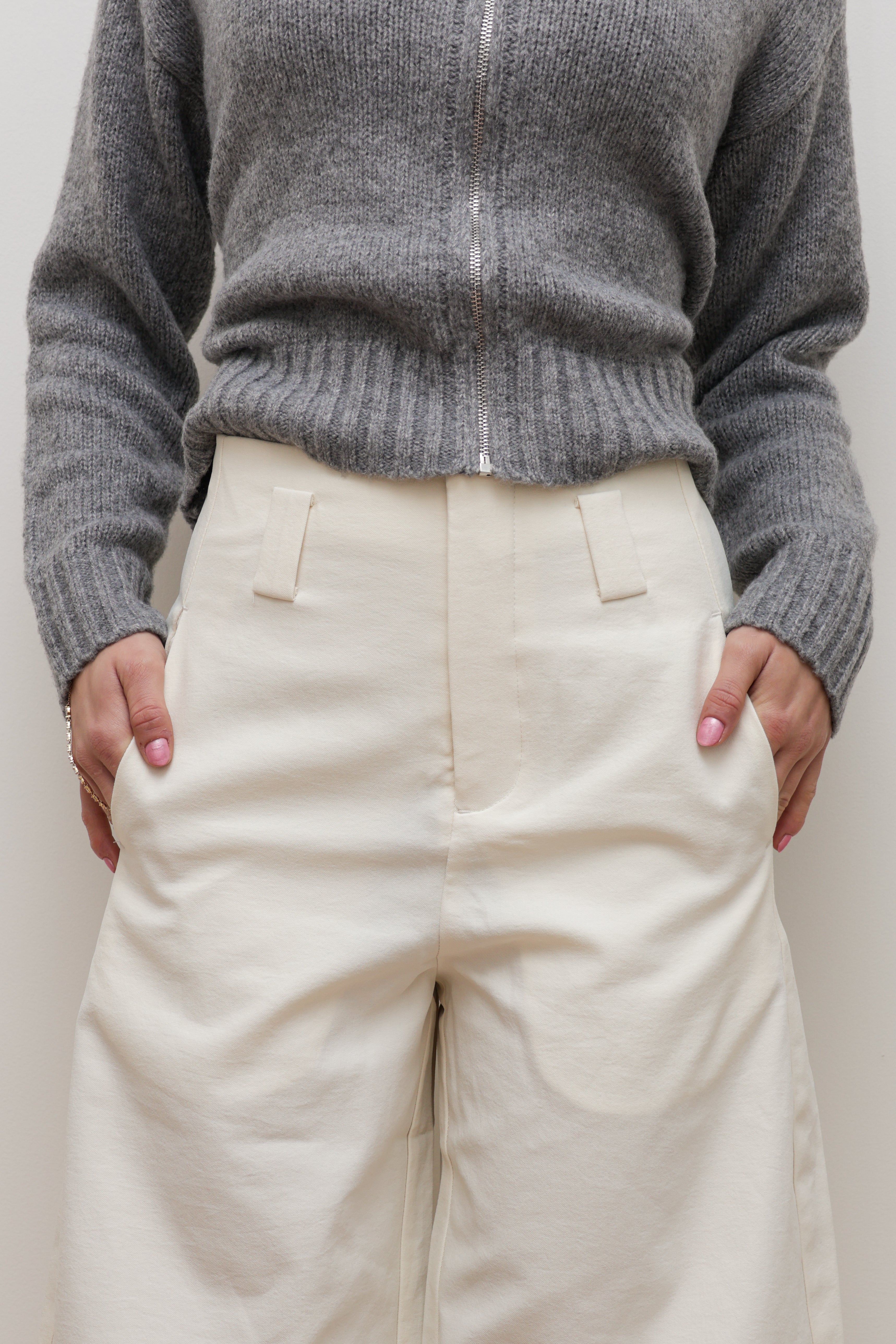 WIDE-LEG TAILORED TROUSERS