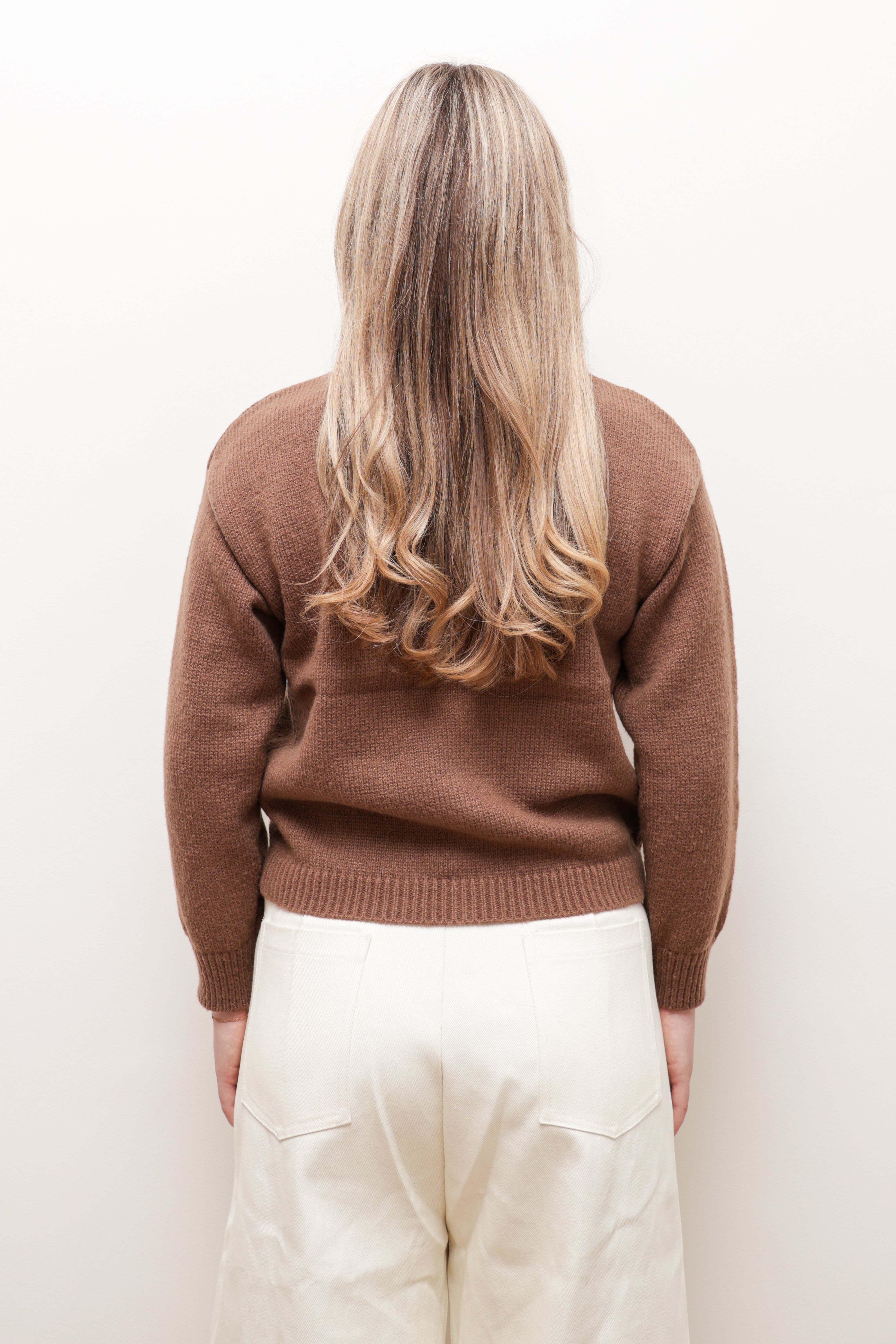 BUTTONED KNIT CARDIGAN