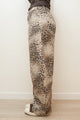 LEOPARD BALLOON FIT BARREL PANTS