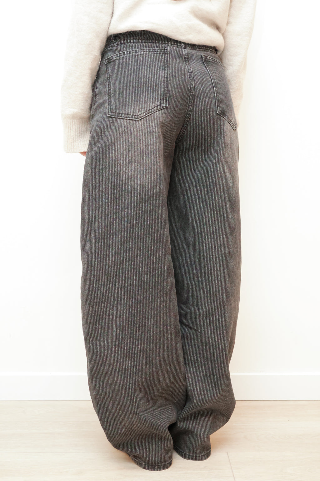 CORDUROY BALLOON BARREL PANTS