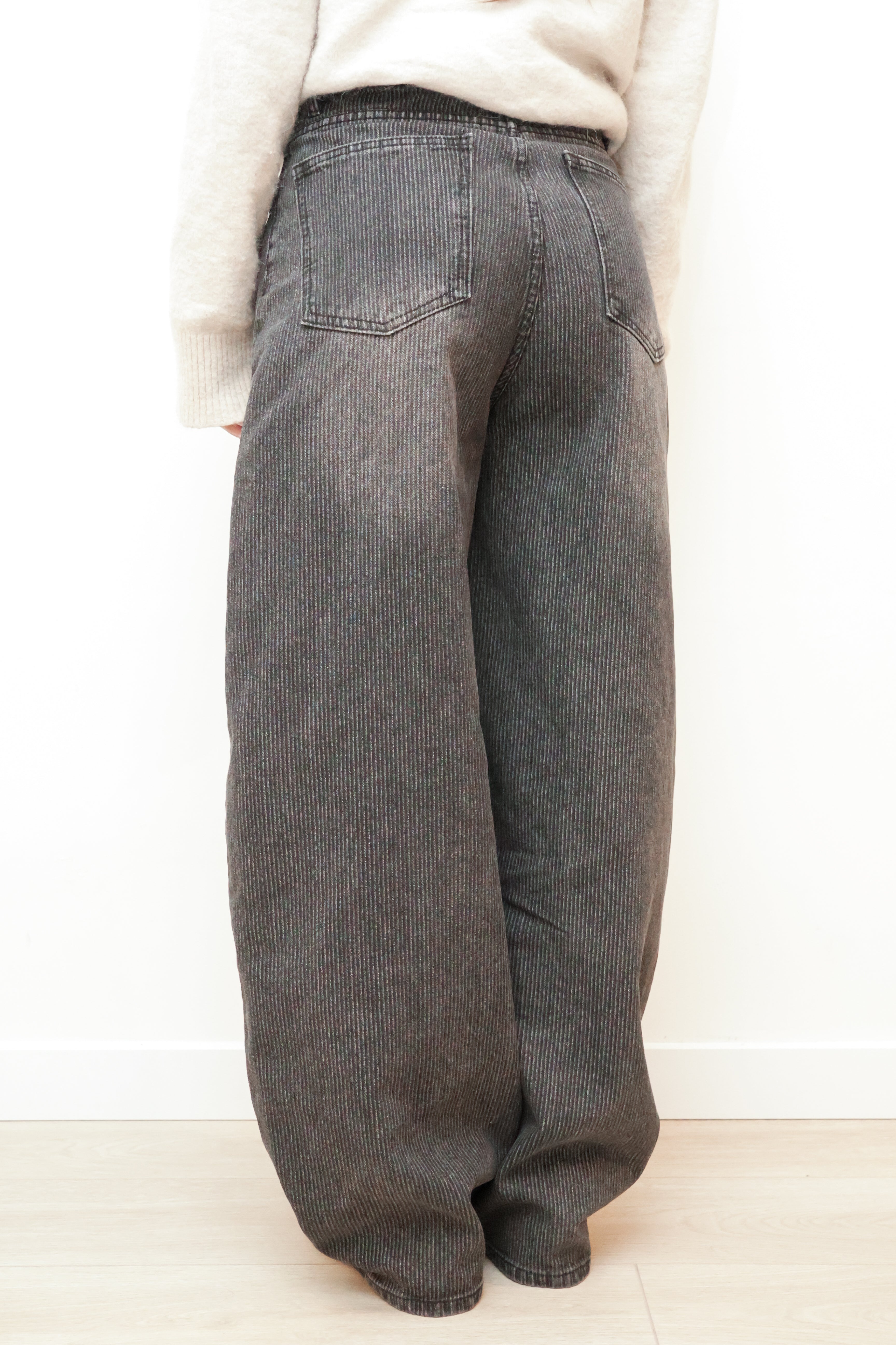 CORDUROY BALLOON BARREL PANTS